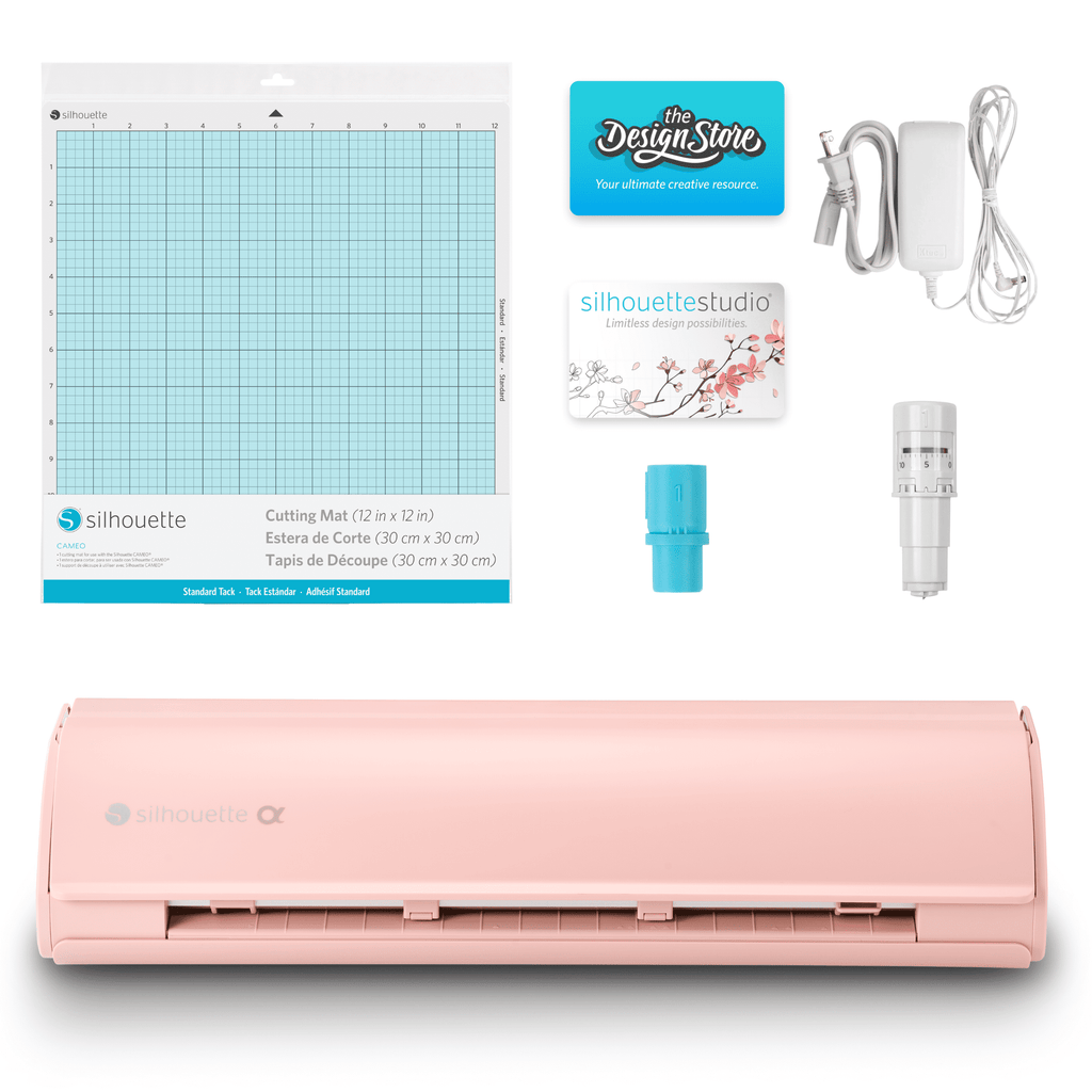 Silhouette CAMEO5α (Alpha) Electrostatic Mat Bundle (Matte Pink)