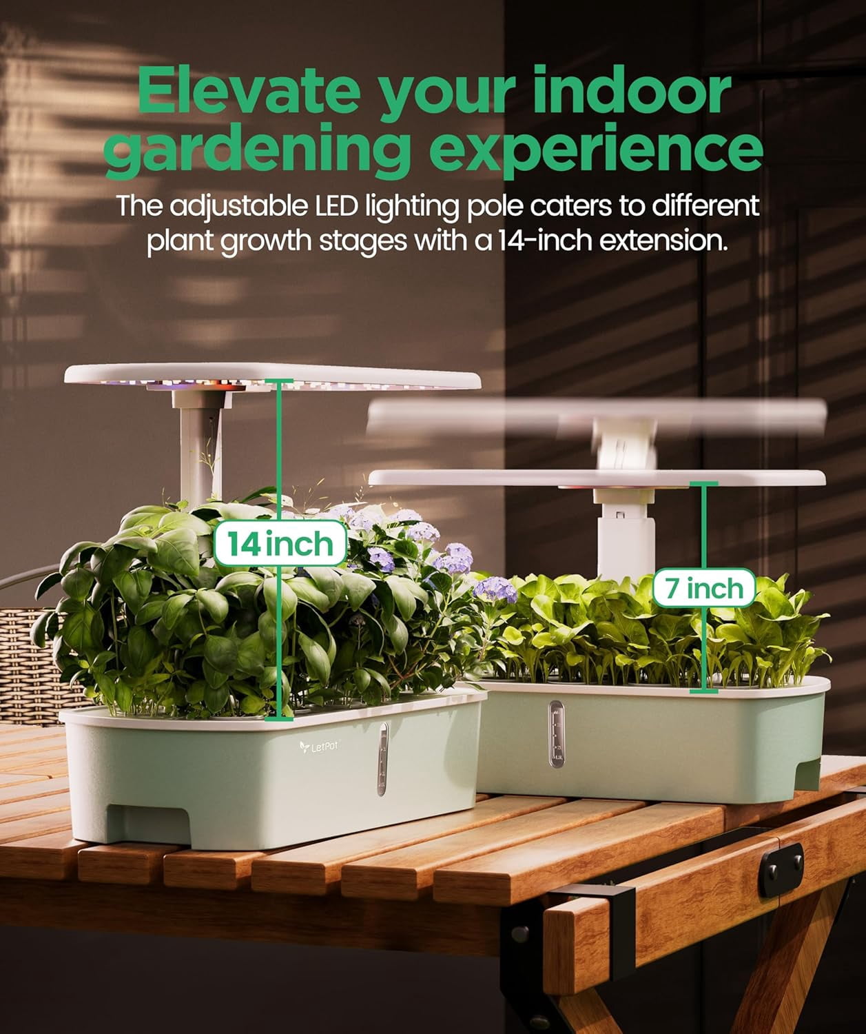 LetPot LPH-Air 10-Pod Hydroponics Growing System - APP&WiFi Controlled