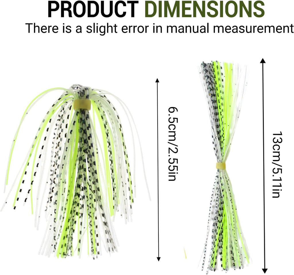 Silicone Skirt & Legs Fly Tying Material (Multi-Color Pack)