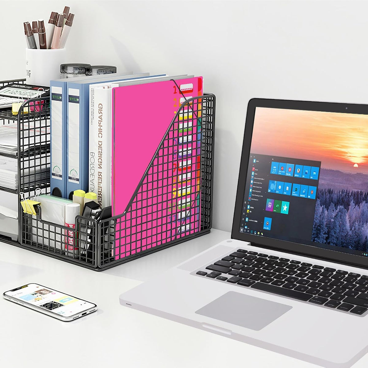 24 Pockets Expanding File Folder Organizer,Accordion File Organizer
