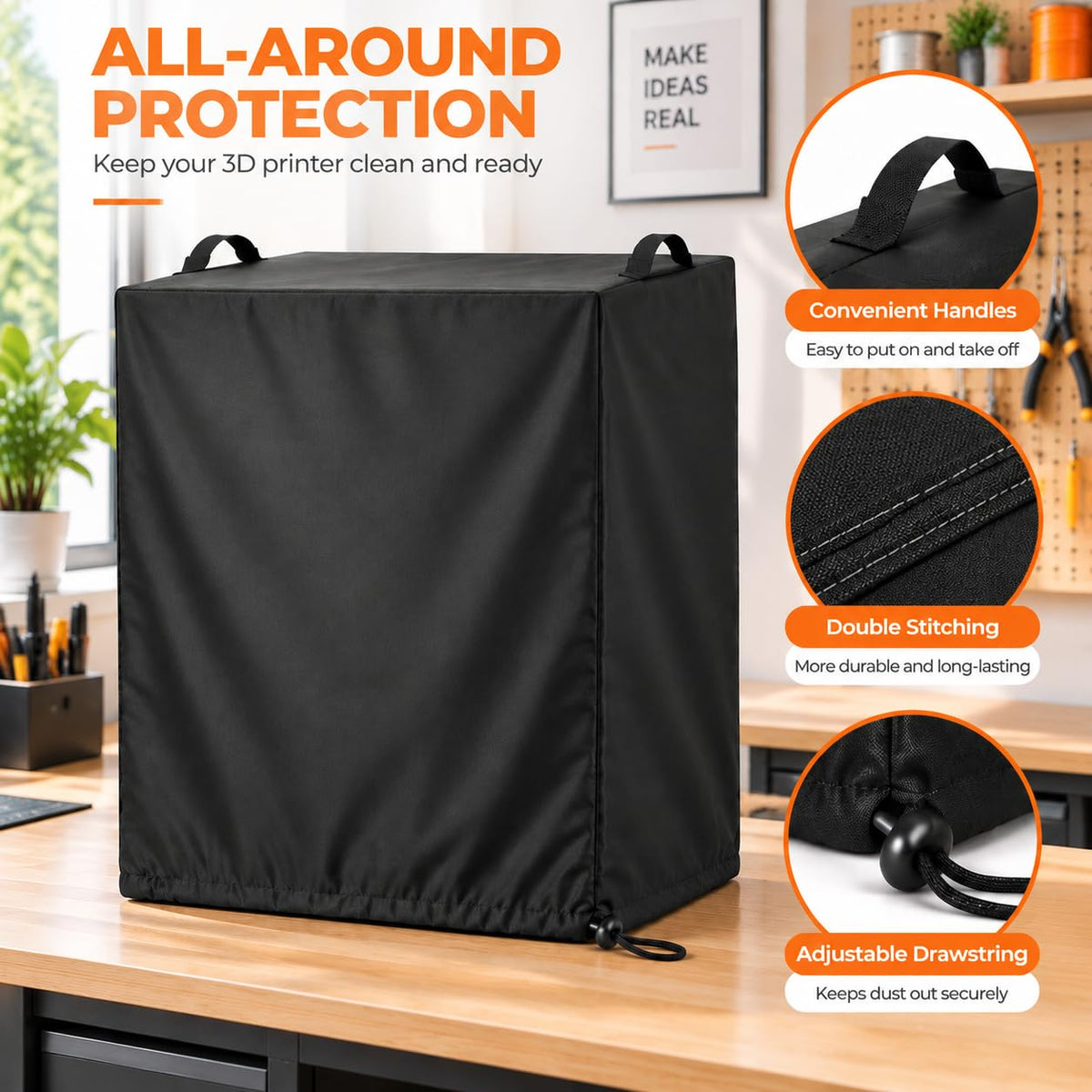 3D Printer Cover for FLASHFORGE 5M,3D Printer Dust Cover