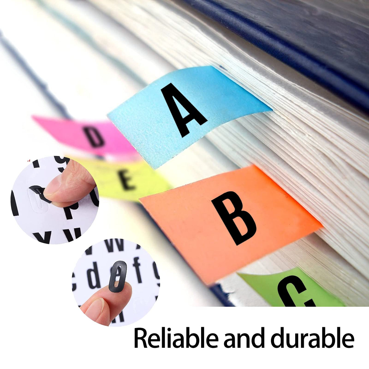 1512 Letter Stickers 12 Sheets Alphabet Stickers Vinyl Self-Adhesive Number Alphabet Vinyl Stickers, Mailbox Numbers Labels DIY Crafts Art Making, Decals for Sign,Scrapbook, Classroom Decor, Door