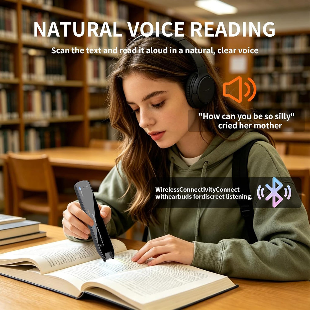 Translator Pen & Reading Pen, Assistive Tool for Dyslexia & Adult Learners