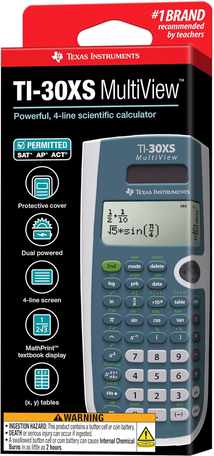 Texas Instruments TI-30XS MultiView Scientific Calculator