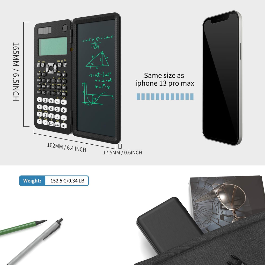 ROATEE 991ES MAX Scientific Calculator with Notepad