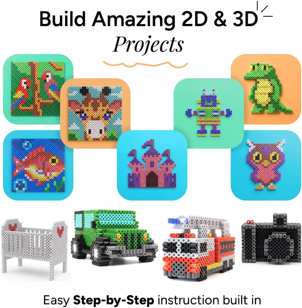 Flycatcher smART Pixelator 2.0 LED Fuse Bead Art Maker, App-Guided, Ages 7+
