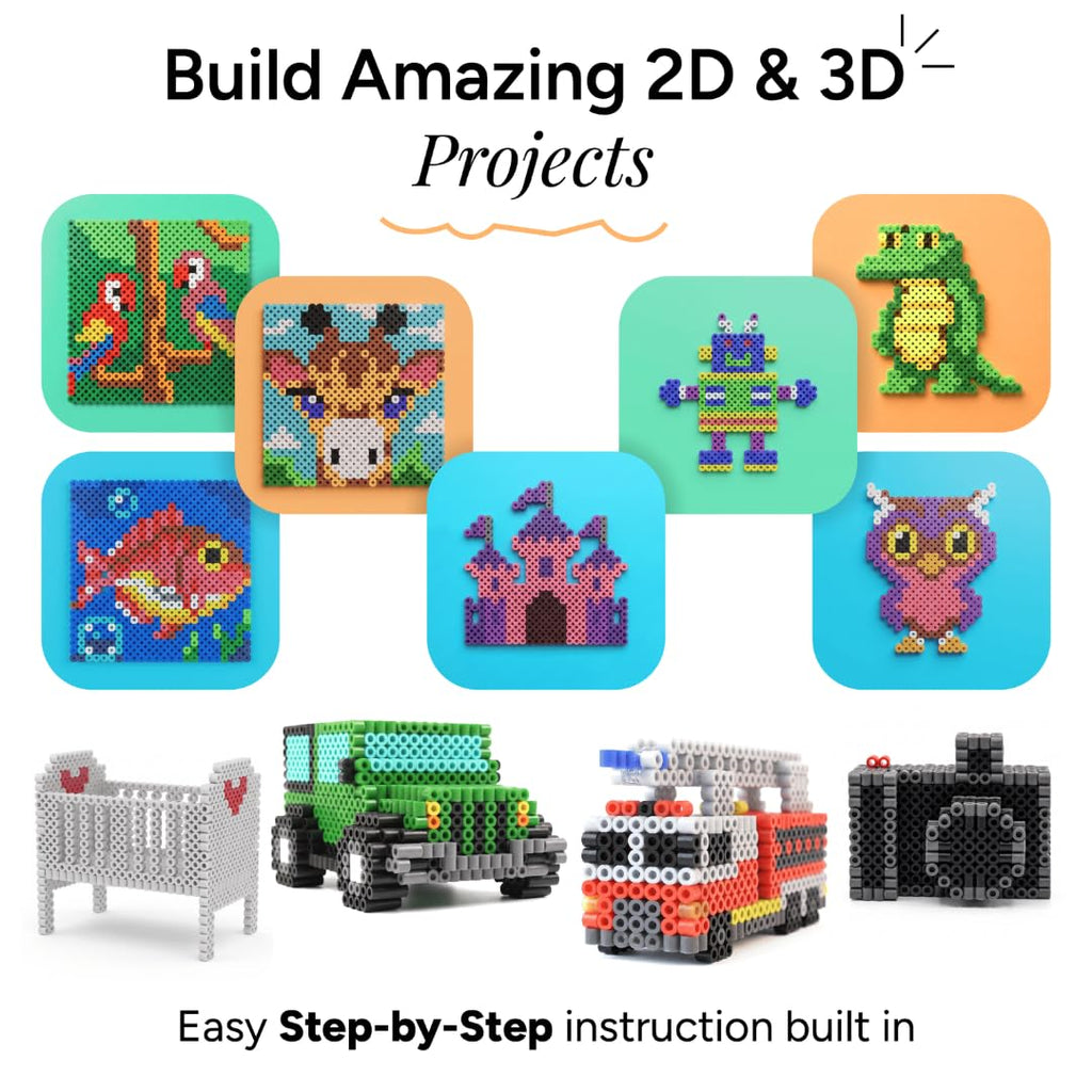 Flycatcher smART Pixelator 2.0 LED Fuse Bead Art Maker, App-Guided, Ages 7+