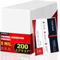 CAREGY: 200-Count Business Card Size Laminating Pouches (5 Mil)
