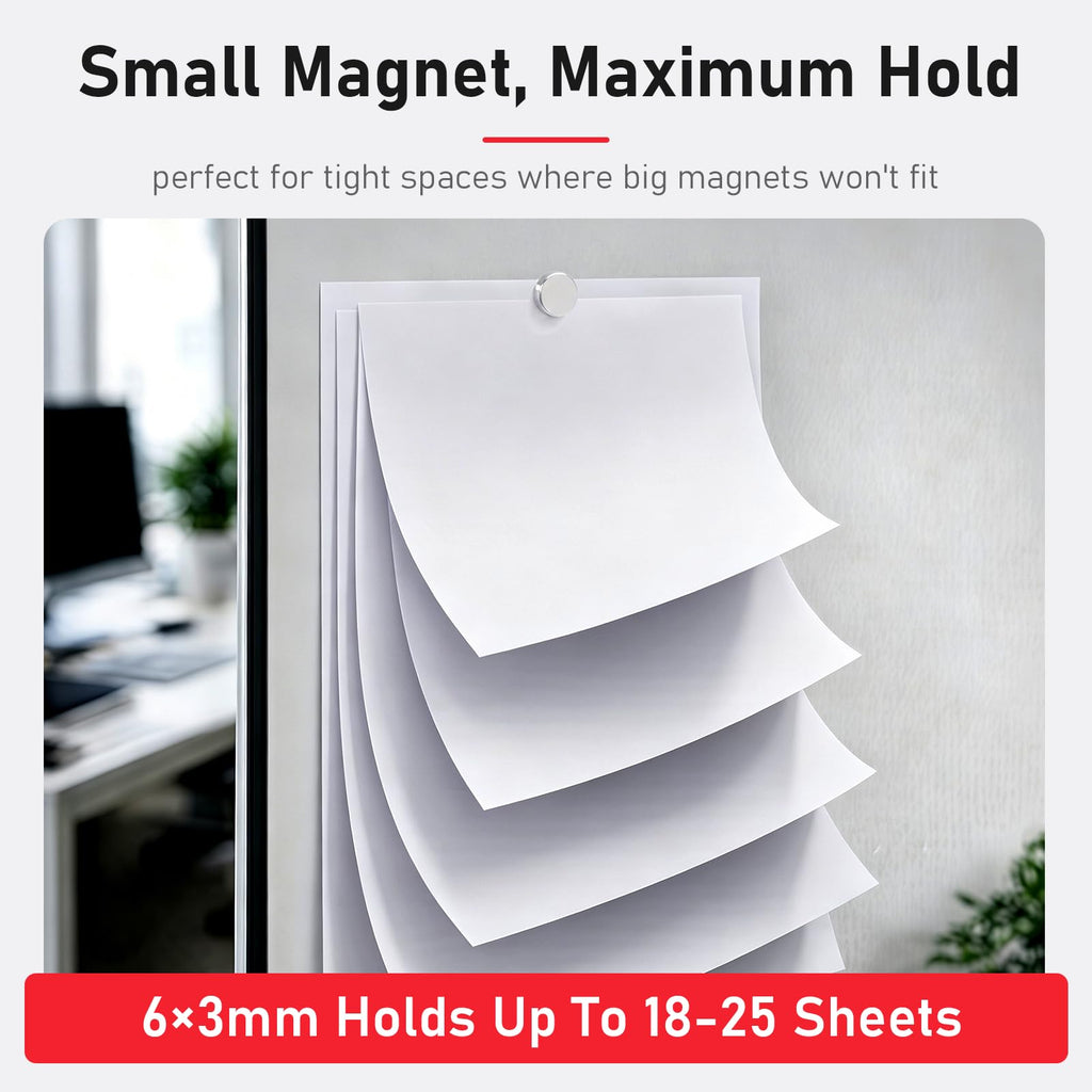 350Pcs Magnets for 3D Printing, Rare Earth Magnets for Crafts