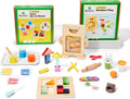 KiwiCo Preschool Learning Bundle: Color Mix & Number Play Kits, Ages 2+