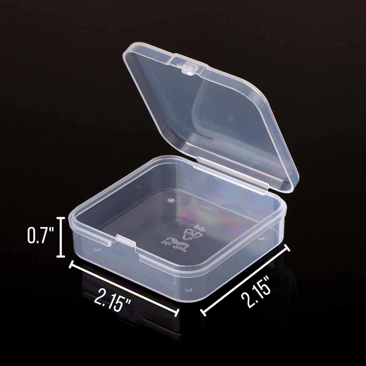 Mr. Pen- Bead Storage Containers, 28 Grids, 2 Pack, Clear White