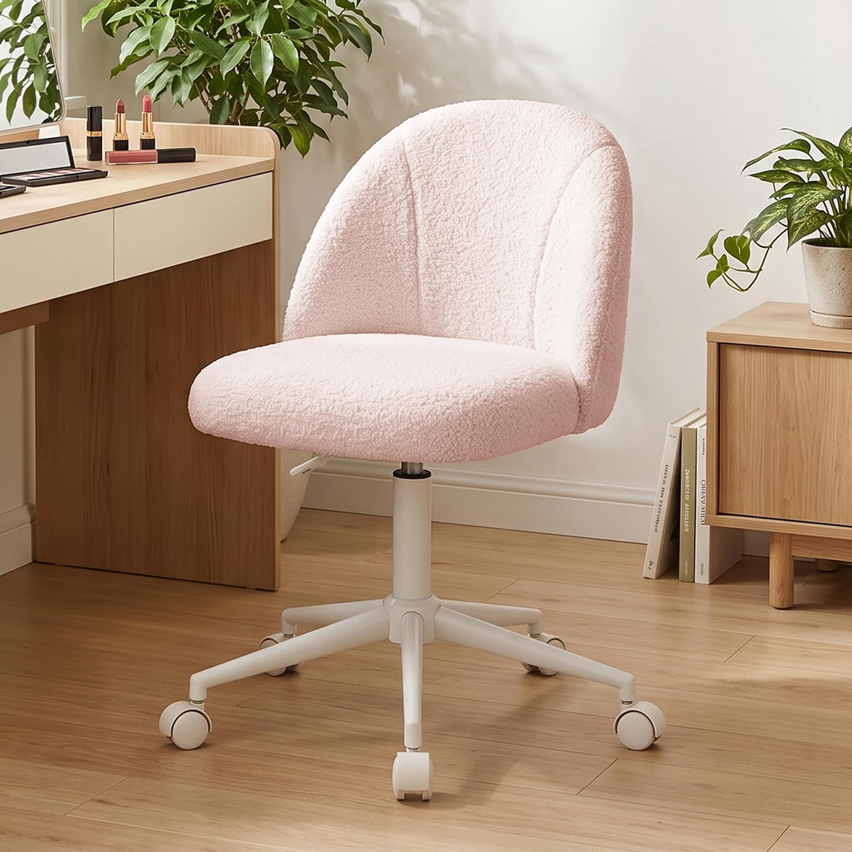 FervorFurn Adjustable Armless Study Chair