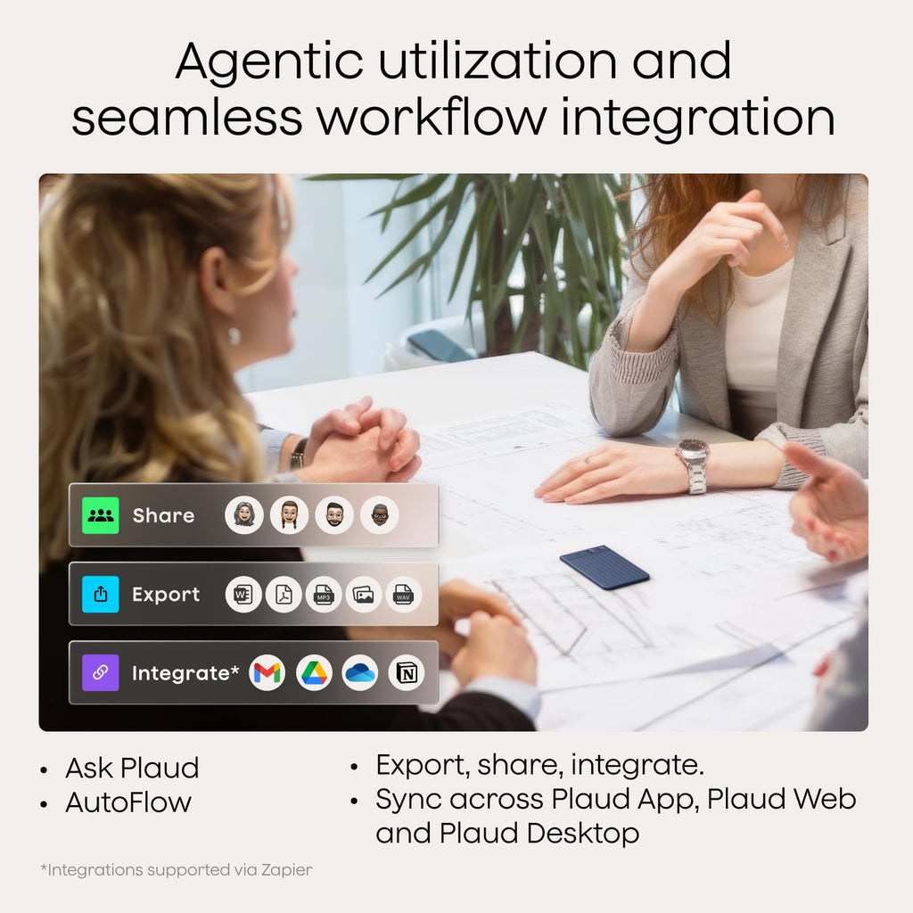 Plaud Note AI Voice Recorder Transcribe & Summarize, Non-Pro Version