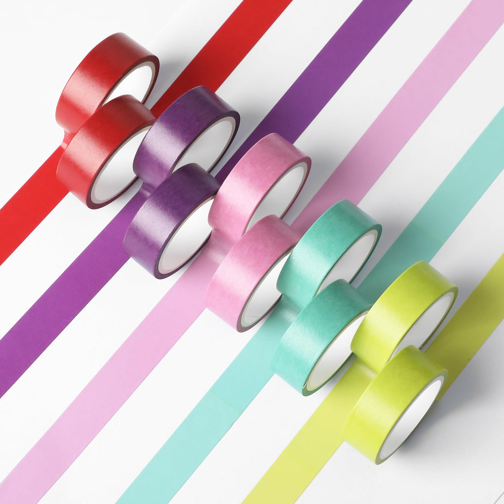Mr. Pen- Washi Tape Set, 10 Rolls, 5.5 Yards/Roll