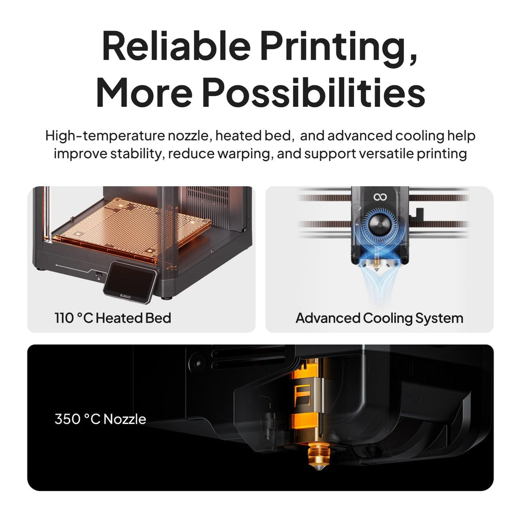 ELEGOO Neptune 3 Pro 3D Printer, Quick Assembly with Auto Leveling