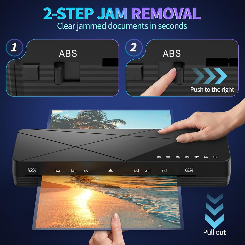Crenova: 13" Touchscreen Laminator with 6 Lamination Modes