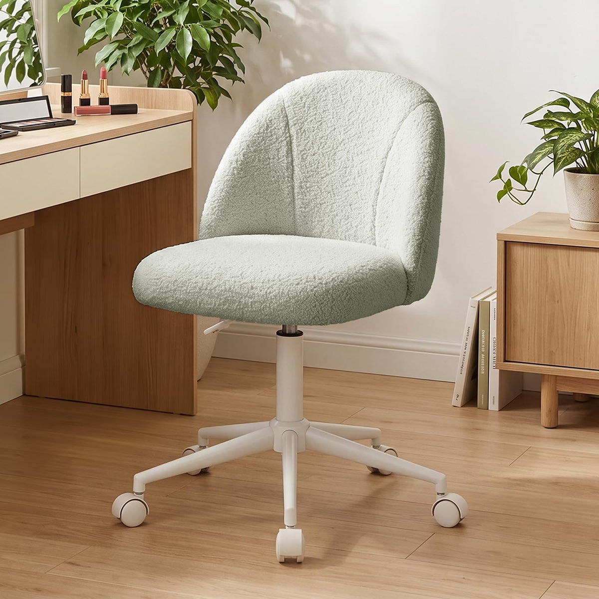 FervorFurn Adjustable Armless Study Chair