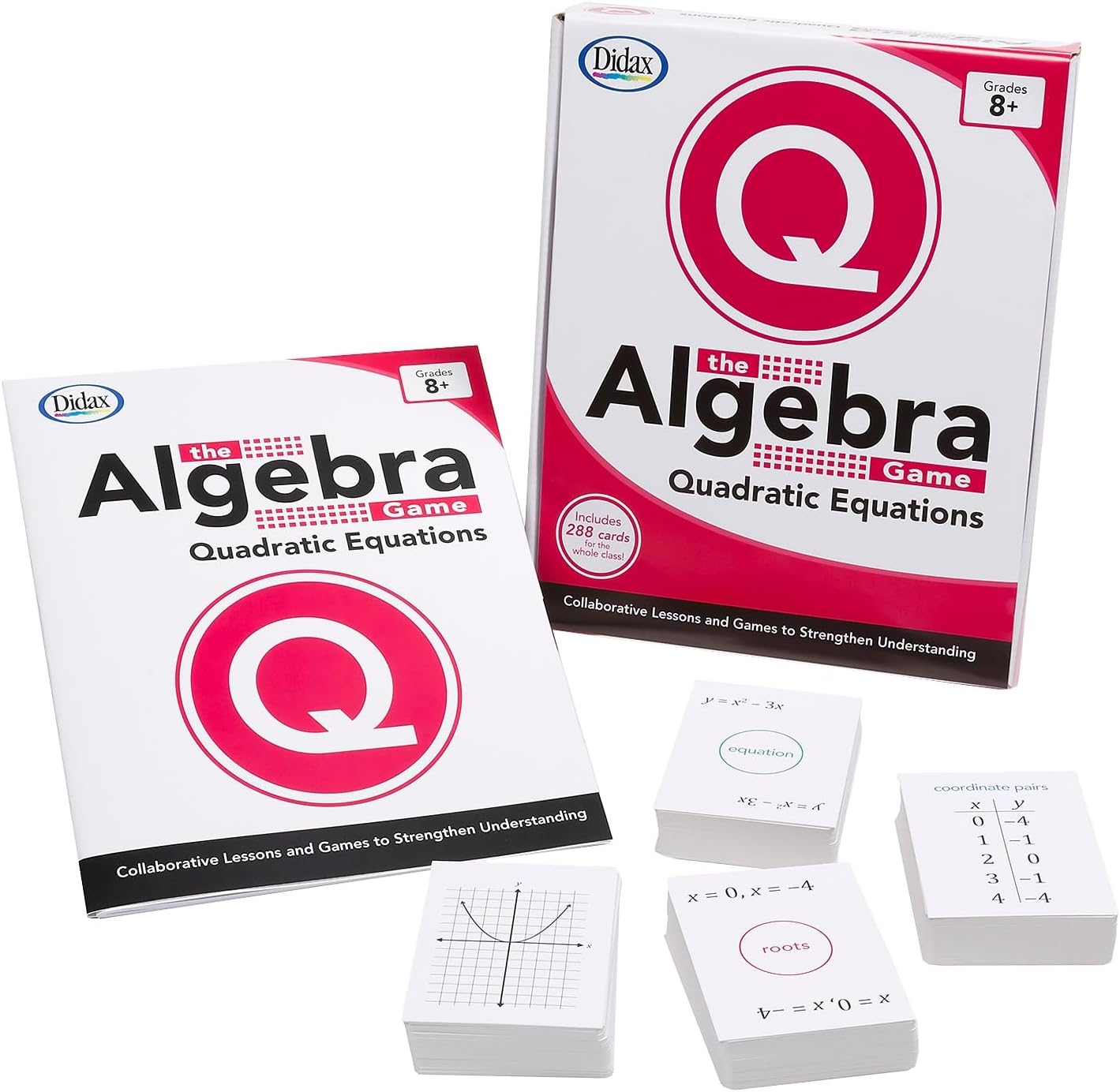 Didax: The Algebra Game — Quadratic Equations Basic (Grades 7–12)