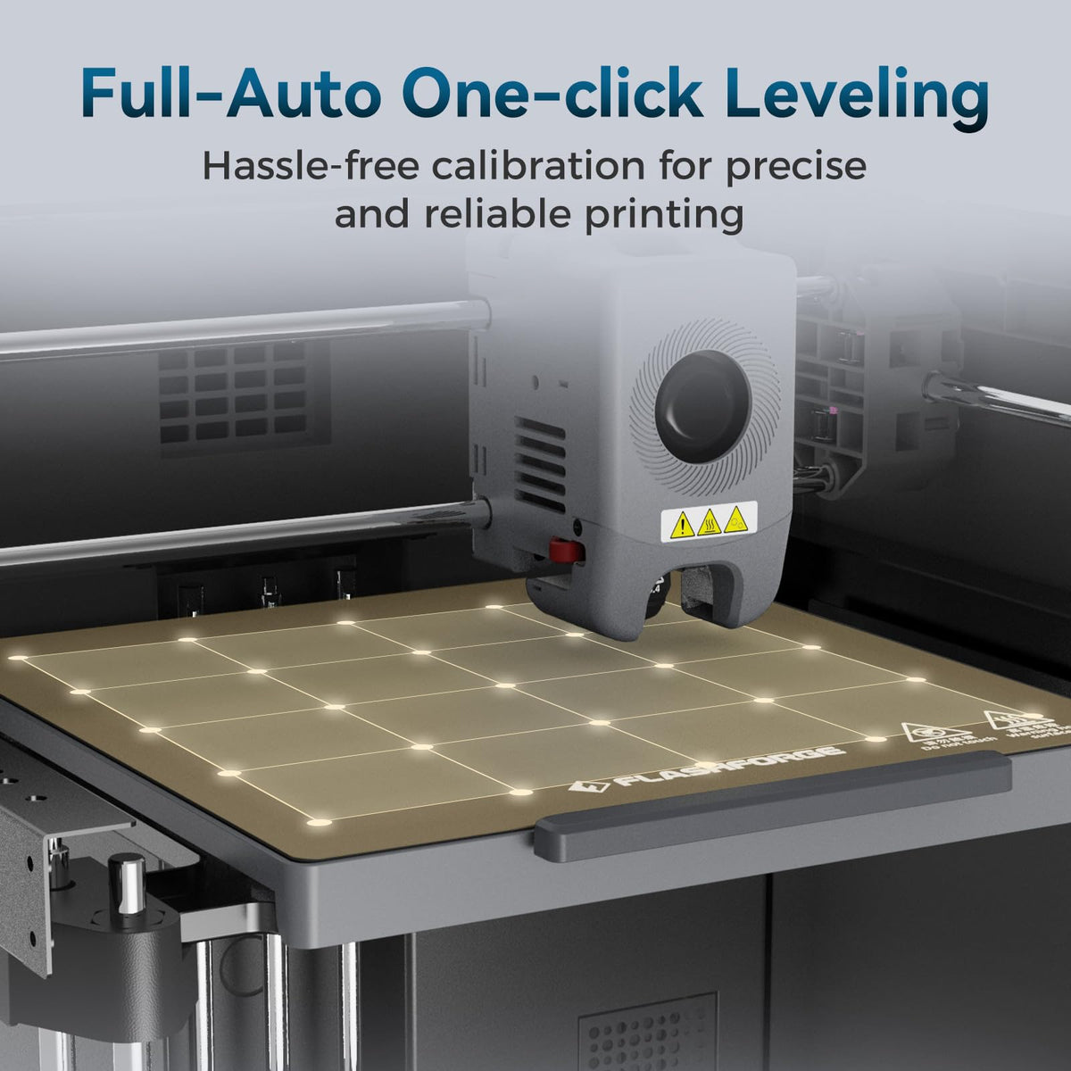 Flashforge Adventurer 5M 3D Printer for Beginners, 600mm/s Fast Printing, Direct Drive (280°C), Auto-Leveling, 8.7"x8.7"x8.7" PEI Build Plate - Ideal for Home, School & Makers