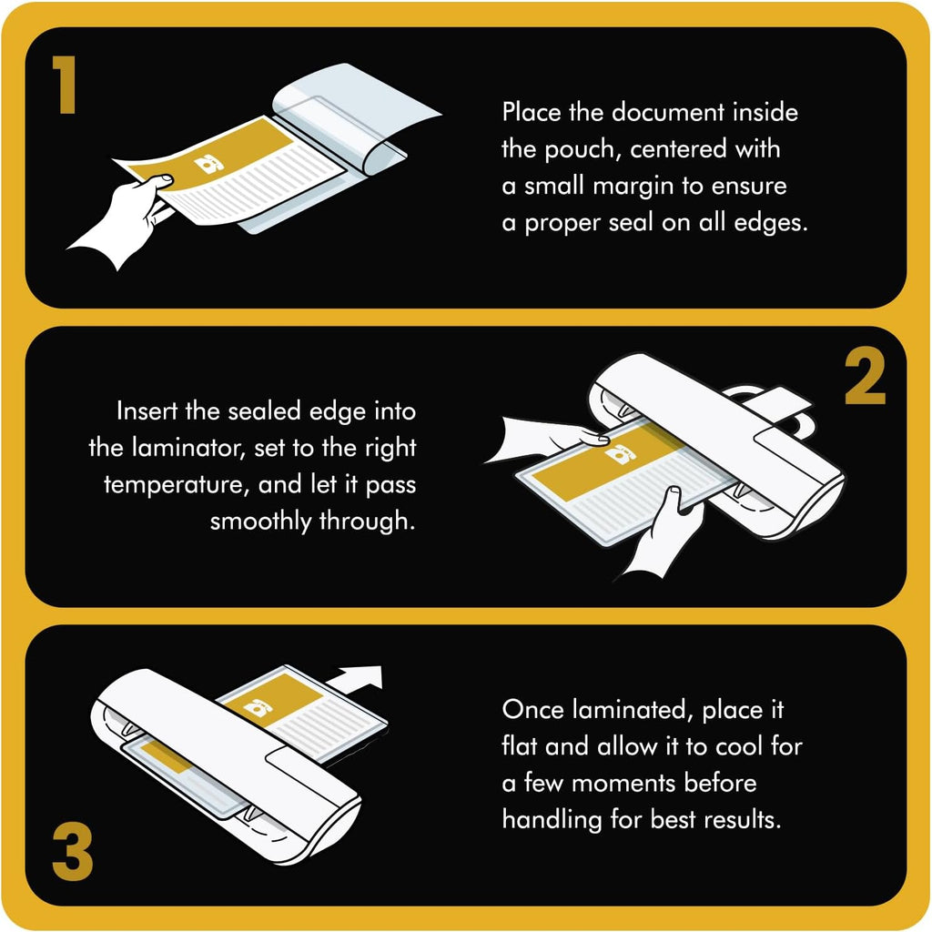 OCTAZI: Letter Size Thermal Laminating Sheets (3 Mil, 100-Count)