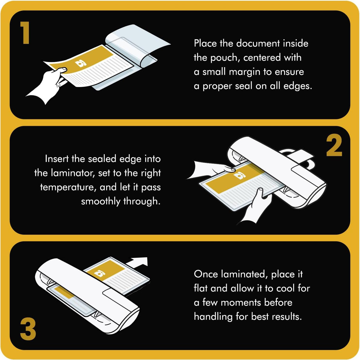 OCTAZI: Letter Size Thermal Laminating Sheets (3 Mil, 100-Count)