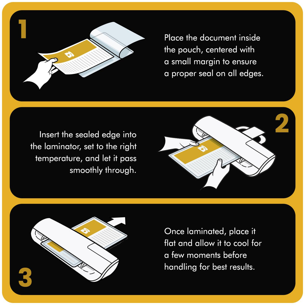 OCTAZI: Letter Size Thermal Laminating Sheets (3 Mil, 100-Count)