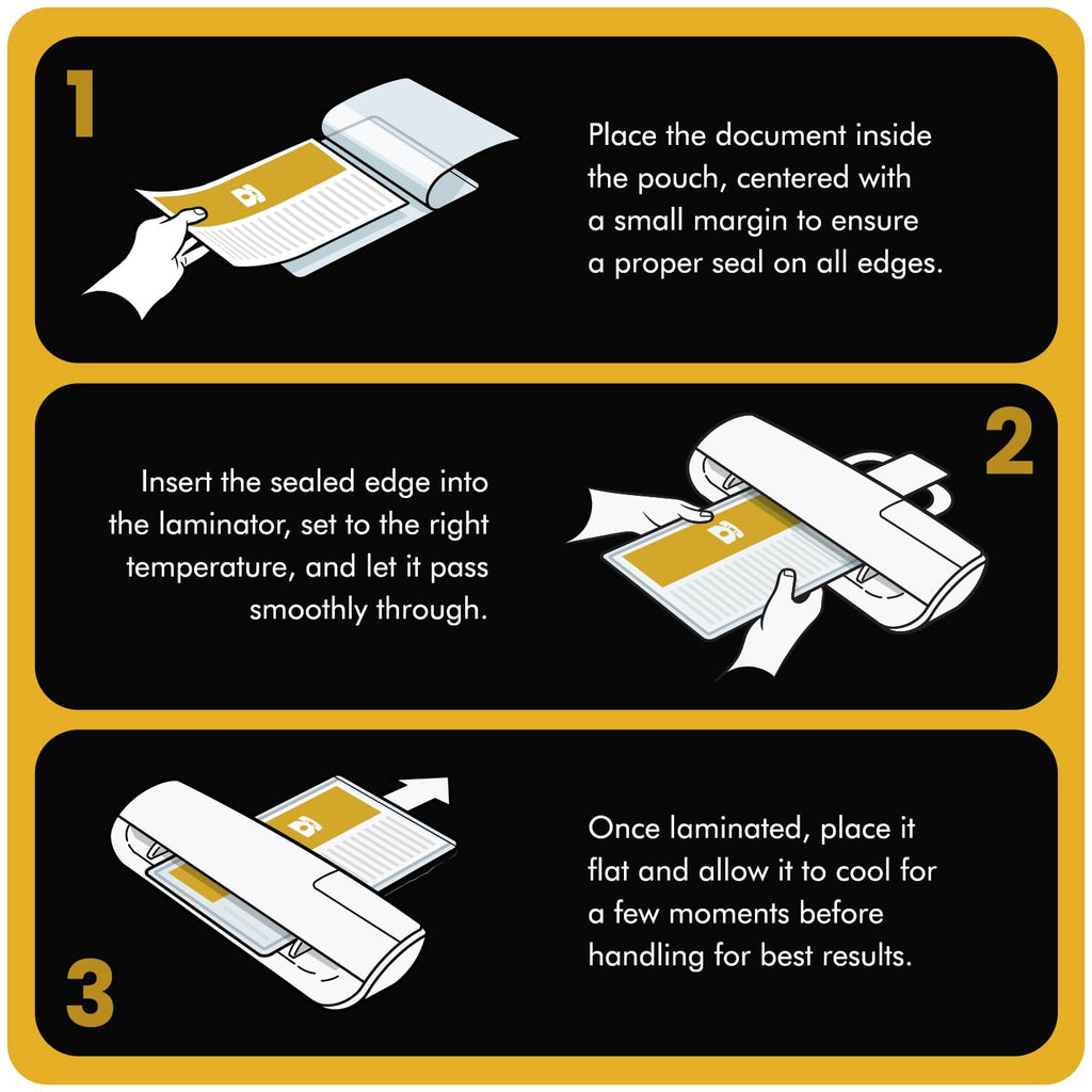 OCTAZI: Letter Size Thermal Laminating Sheets (3 Mil, 100-Count)