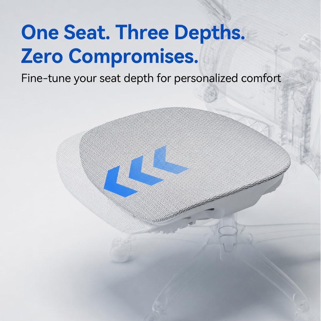 SIHOO M18 Ergonomic Office Chair, Mesh Back Desk Chair with Headrest