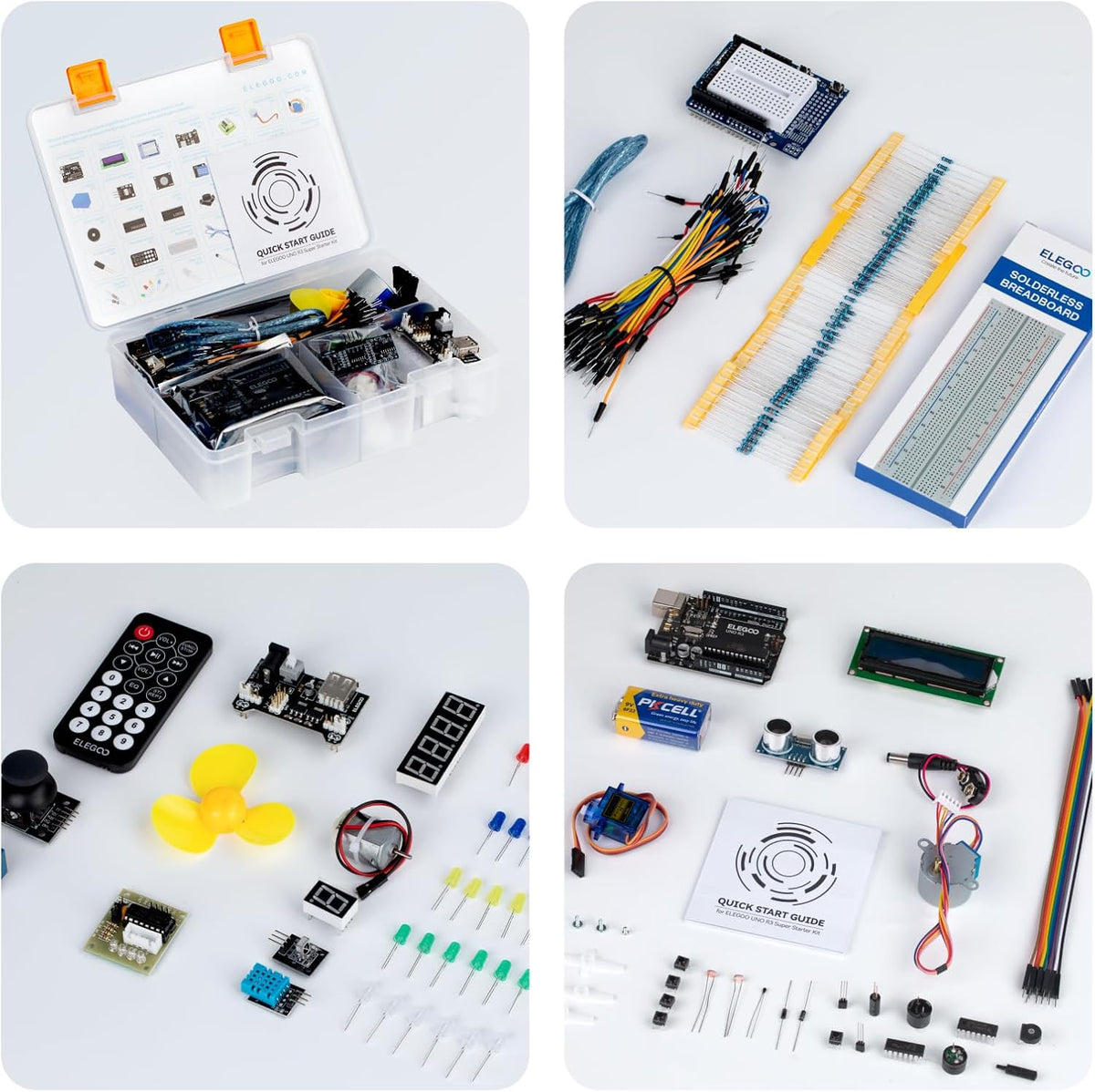 ELEGOO UNO R3 Project Super Starter Kit with PDF Tutorial for Beginners