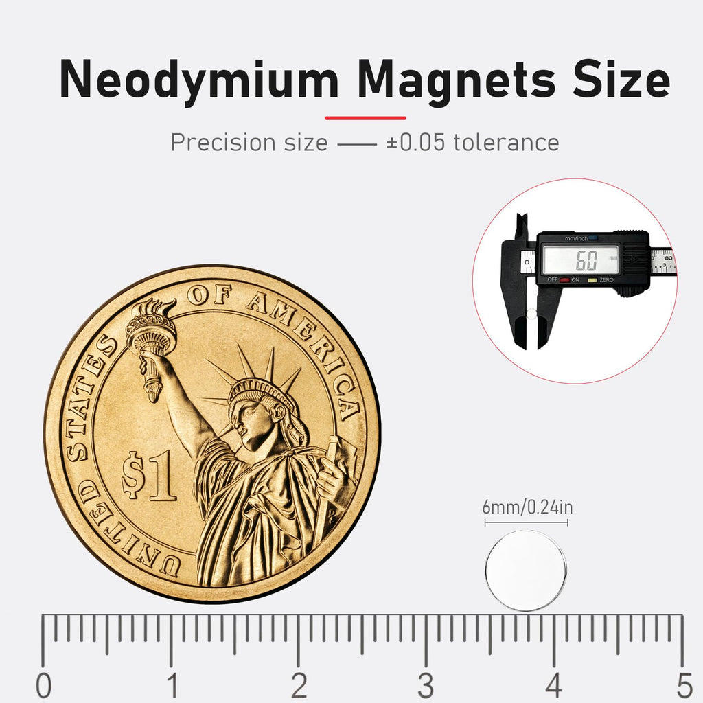 350Pcs Magnets for 3D Printing, Rare Earth Magnets for Crafts