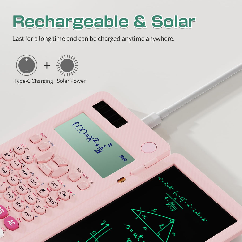 ROATEE 991ES MAX Scientific Calculator with Notepad