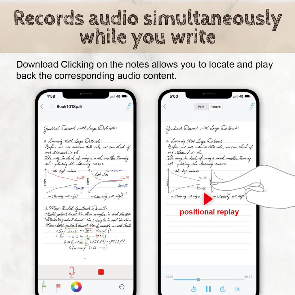 Ophaya Smart Pen & Reusable Digital Notebook – Sync Notes to Your App