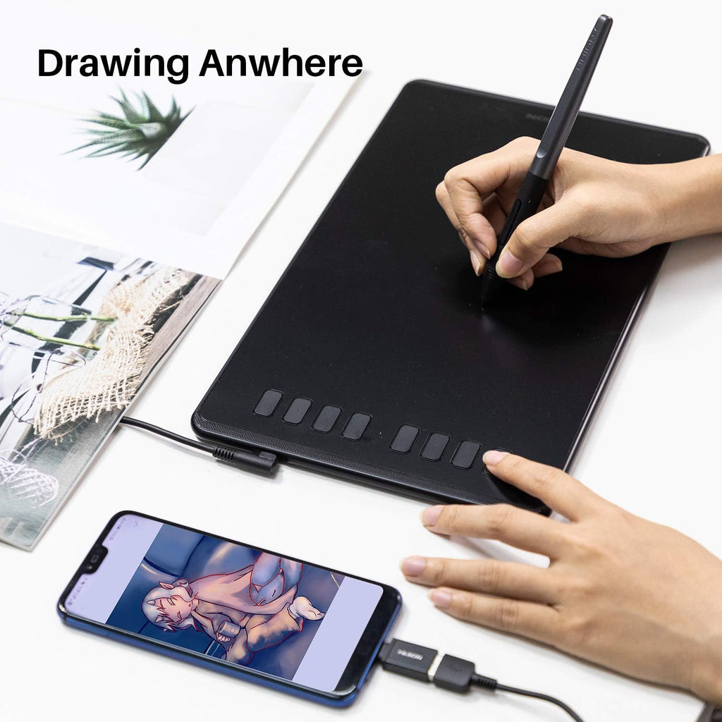 HUION Inspiroy H640P 6x4 inch Drawing Tablet 8192 Pen Pressure