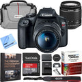 Canon EOS Rebel T7 DSLR Camera with EF-S 18-55mm F3.5-5.6 is II Lens Bundle