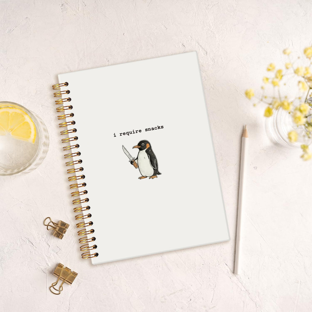 Funny Black Cat Spiral Notebook,Office Notebooks for Work