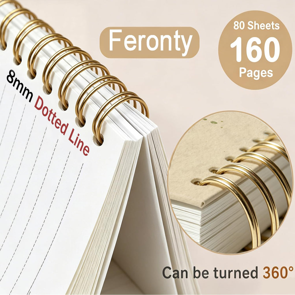 Frog Notebook, Frog Office Supplies, Cute Spiral Journal for Teens