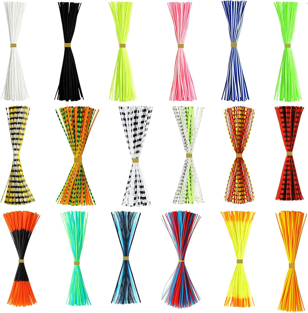 Silicone Skirt & Legs Fly Tying Material (Multi-Color Pack)