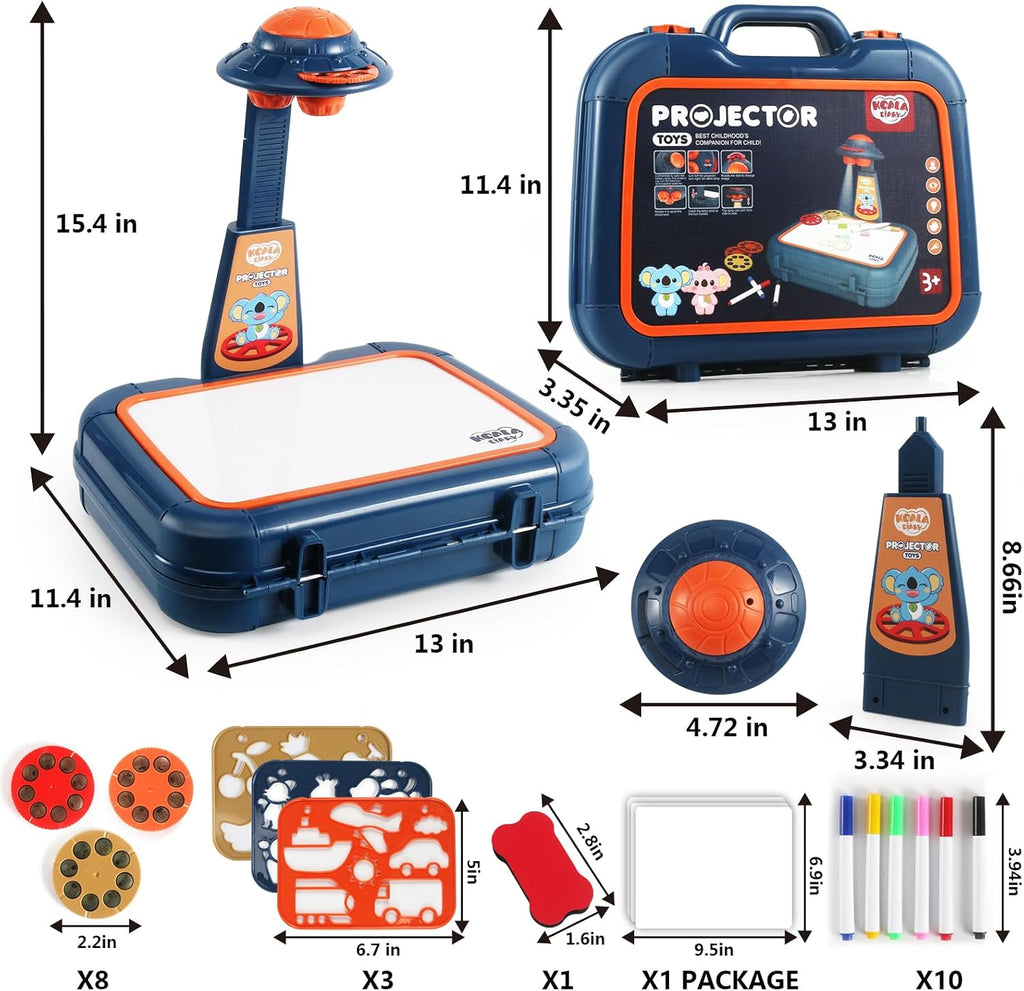 Drawing Projector for Kids Art Sketching Toy Set 64 Images Ages 3-6