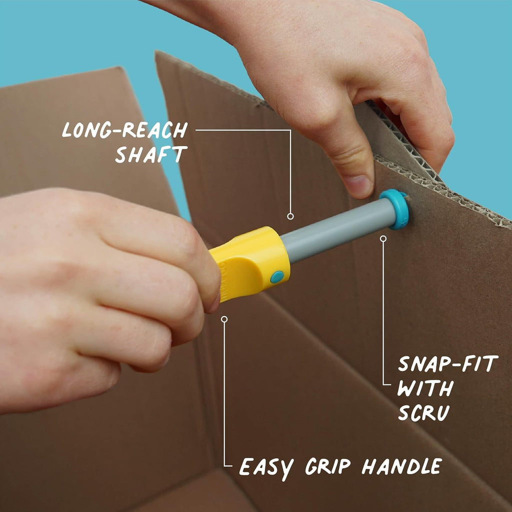 Makedo Scru-Driver Cardboard Construction Tool (Ages 4+)