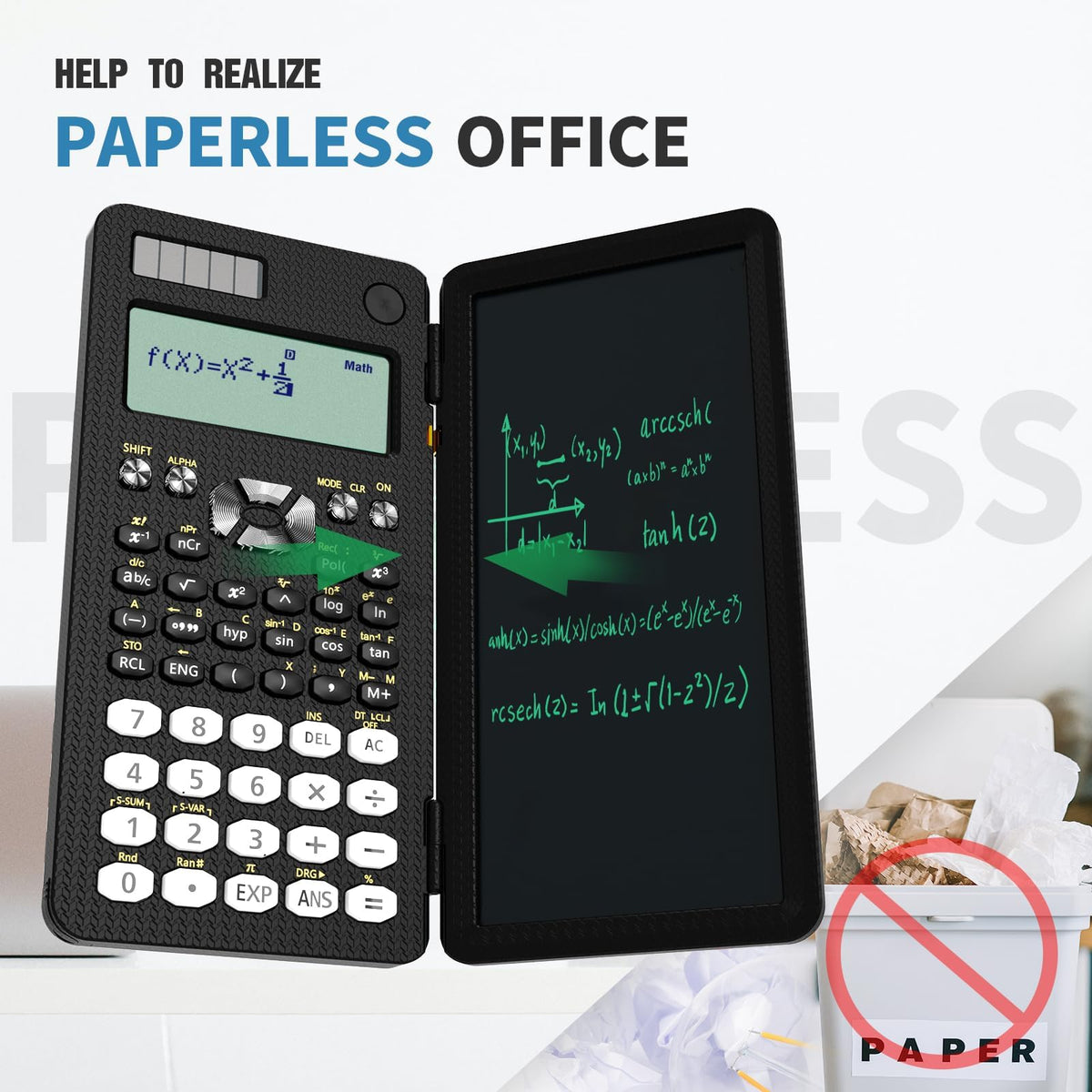 ROATEE 991ES MAX Scientific Calculator with Notepad