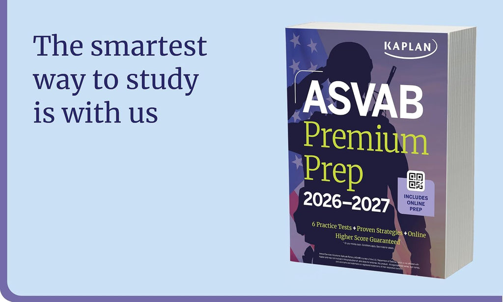 Kaplan: ASVAB Premium Prep 2026–2027 (Grades 11–12 / Ages 16+)
