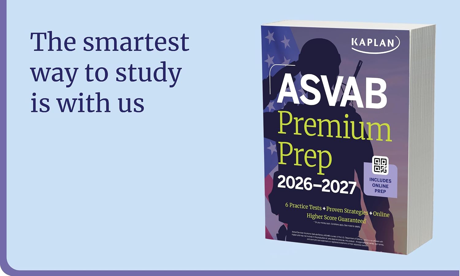 Kaplan: ASVAB Premium Prep 2026–2027 (Grades 11–12 / Ages 16+)