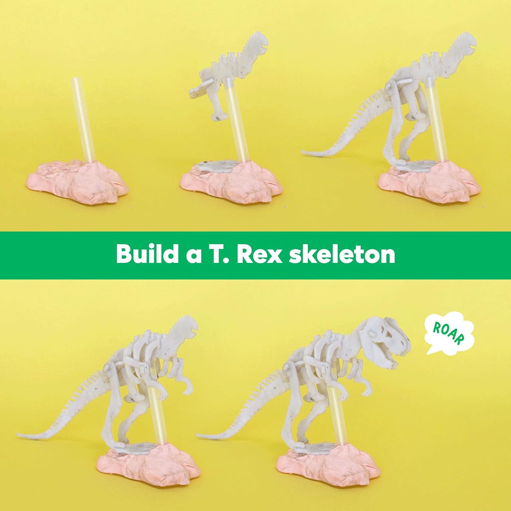KiwiCo Dinosaur Fossil Dig Kit - Paleontology Science Skeleton Toy, Ages 6+