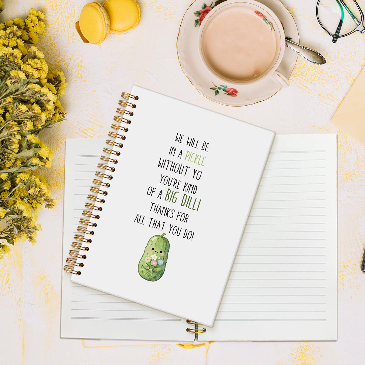 Funny Black Cat Spiral Notebook,Office Notebooks for Work