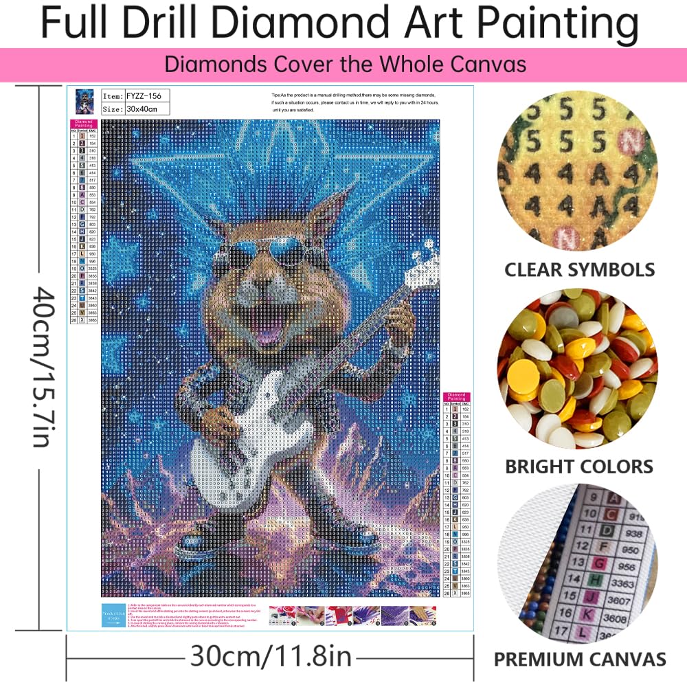 VICESESE 5D Diamond Painting Kit for Adults 12x16 Inch Diamond Art Set Cute Duck Animal Diamond Painting DIY Diamond Art Full Drill Crystal Painting for Home Wall Decor