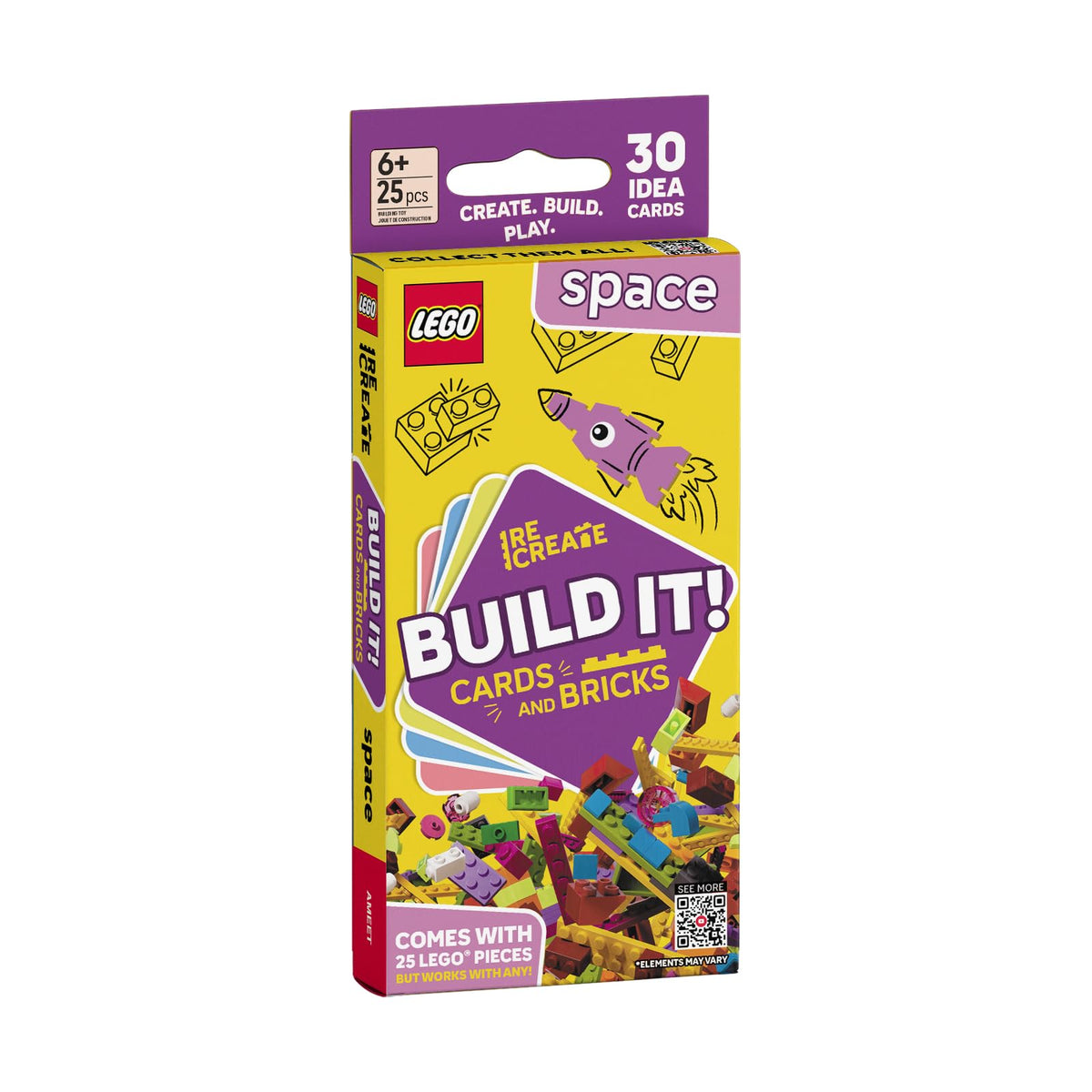 LEGO Books: ReCreate Activity Cards (Ages 6+, Choose a Theme)