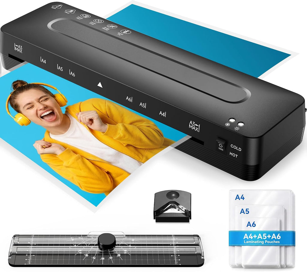MAXDONE: 13" 4-in-1 Thermal & Cold Laminator (11x17)