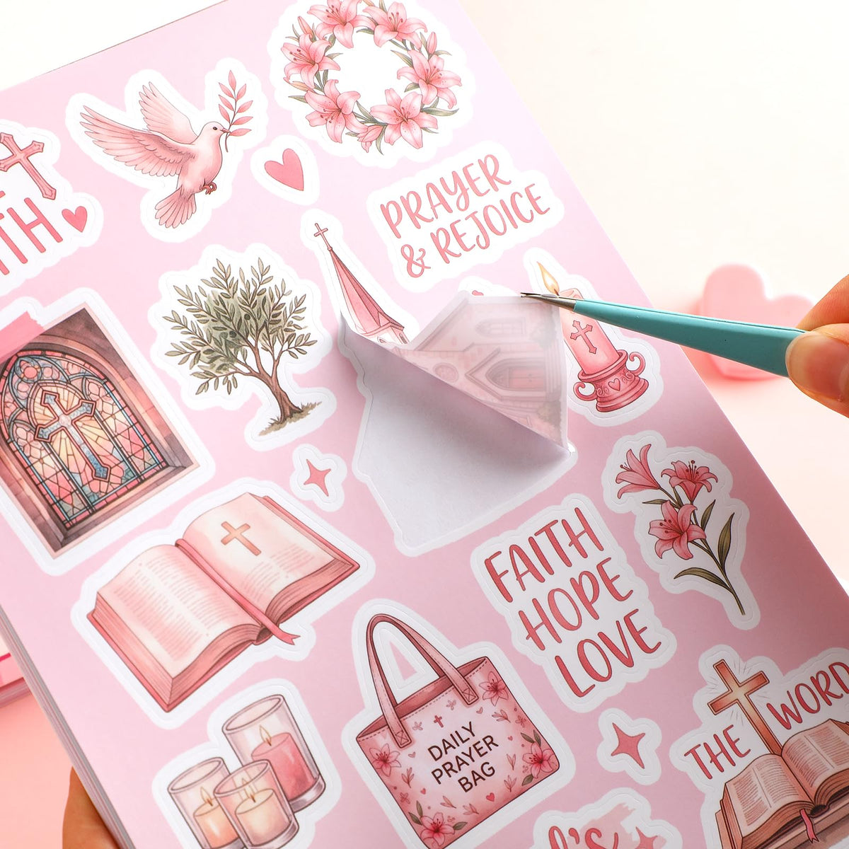 750 Pcs Stickers for Scrapbooking,Christmas Self-Adhesive Scrapbook Sticker