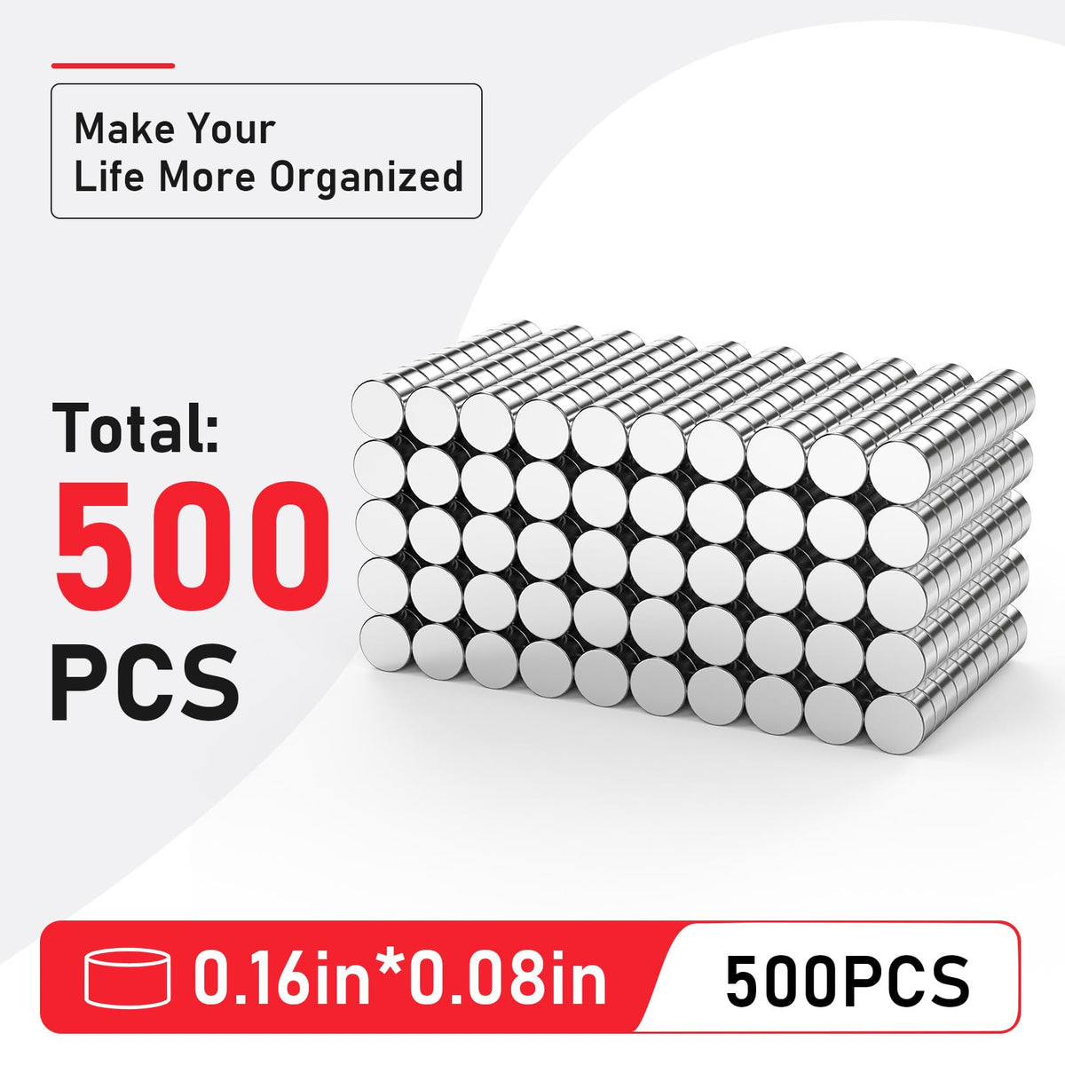350Pcs Magnets for 3D Printing, Rare Earth Magnets for Crafts