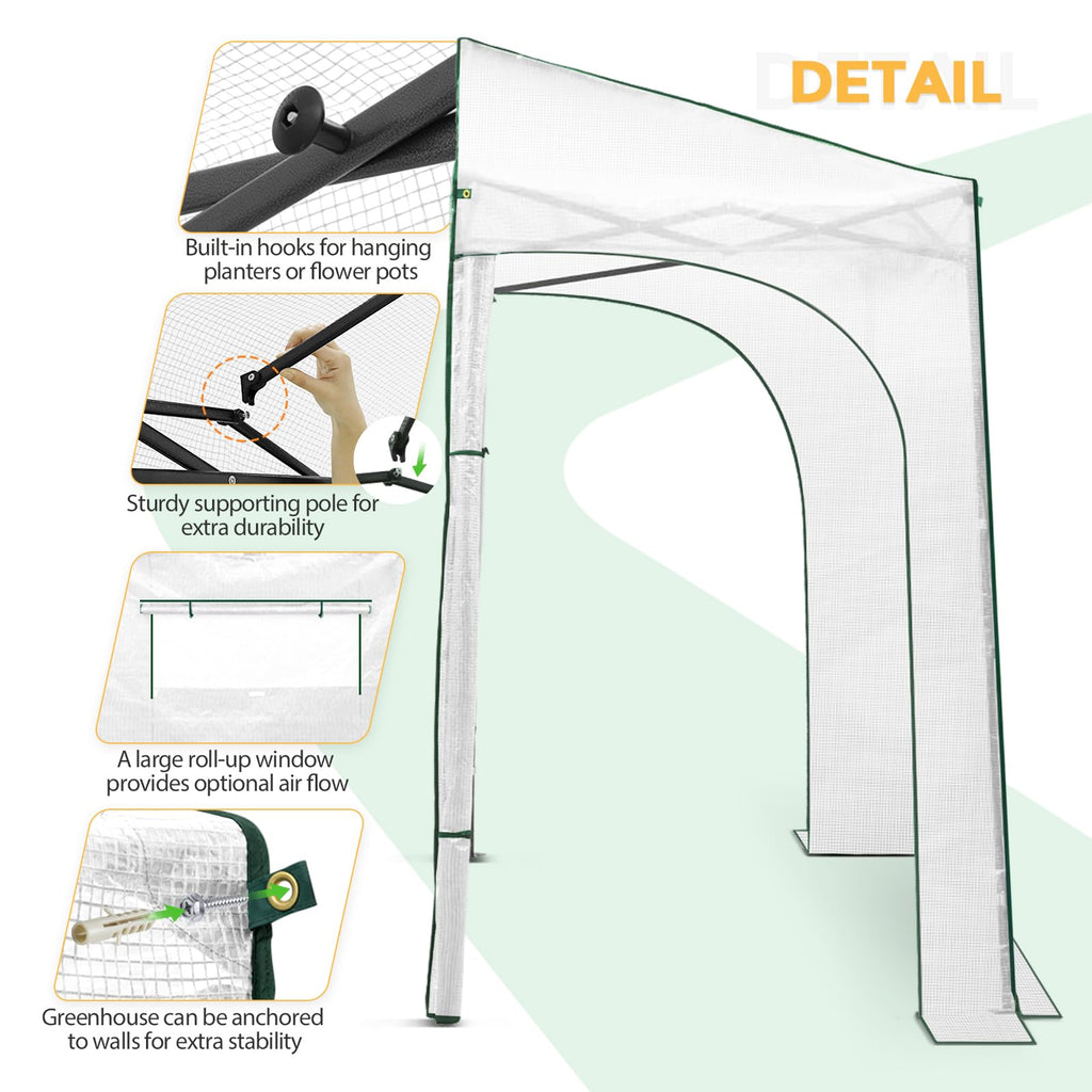EAGLE PEAK Pop-Up Walk-In Greenhouse (Multiple Sizes)
